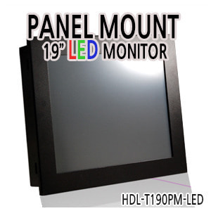 HDL-T190PM-LED 19인치 패널마운트 / 1280x1024 / 산업용 터치모니터